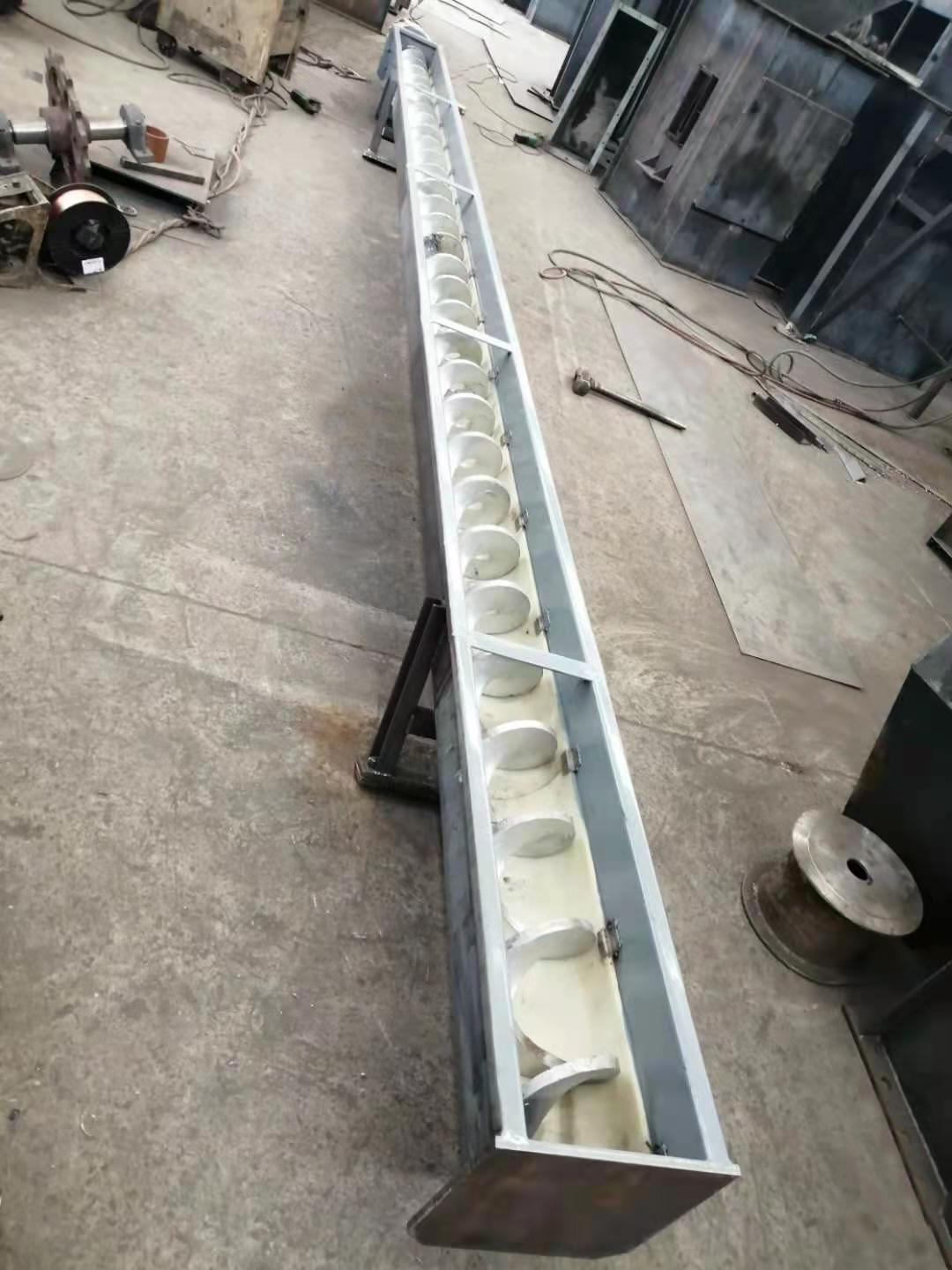 無軸螺旋輸送機現(xiàn)場案例
